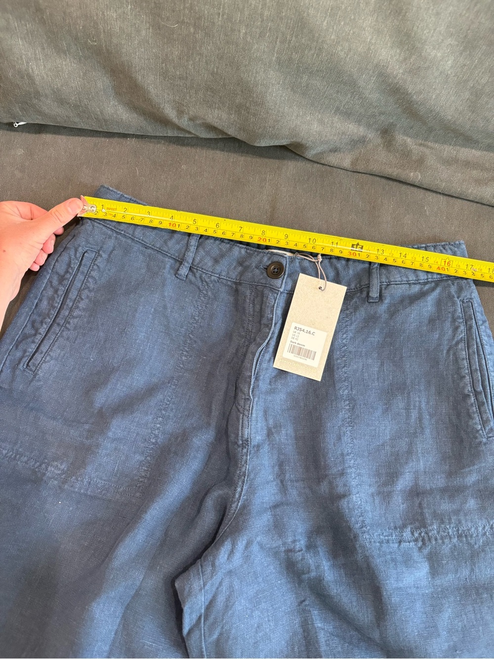 POETRY‎ RELAXED SHORTS Heavy linen Size 12 - Picture 7 of 10